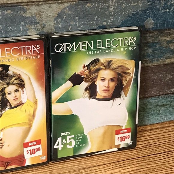 Carmen Electra’s Advanced &Aerobic Striptease,Lap Dance & Hip Hop Lot of 3 DVDS - Picture 4 of 7